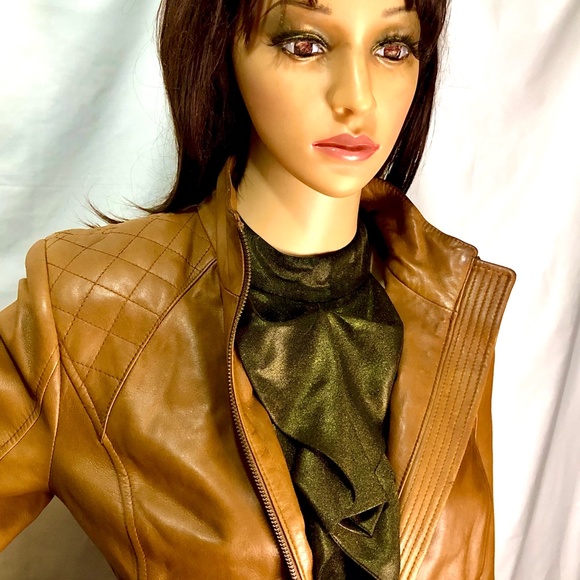 Antonio Melani Bronze And Gold Halter Dress With Sequins, Size 6 - Picture 7 of 11